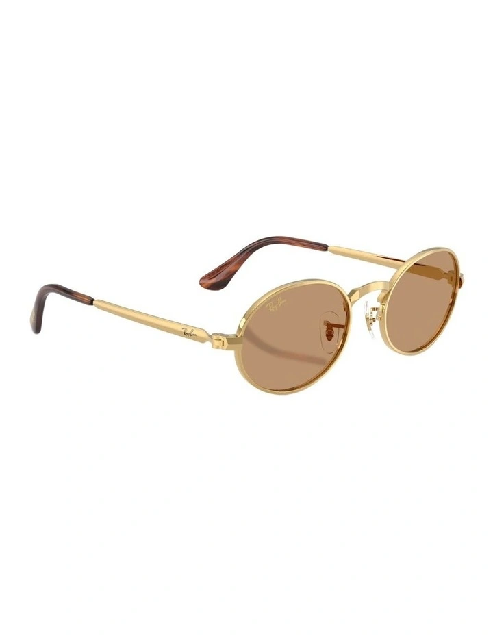 By A$AP Rocky Metal Sunglasses in Gold RB3931 image 5