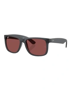 Justin Classic Nylon Sunglasses in Grey