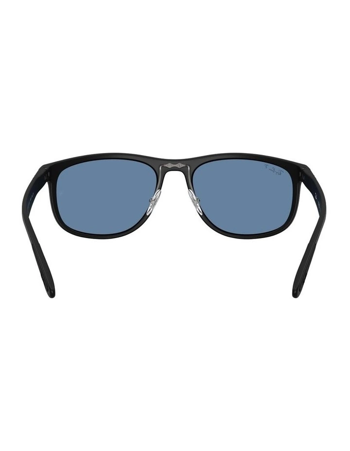 Ultra Lenses Peek Polarised Sunglasses in Black RB4468 image 2
