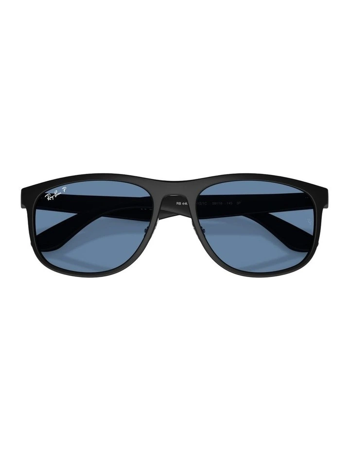Ultra Lenses Peek Polarised Sunglasses in Black RB4468 image 4