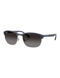 Liteforce Peek Polarised Sunglasses in Blue RB4469