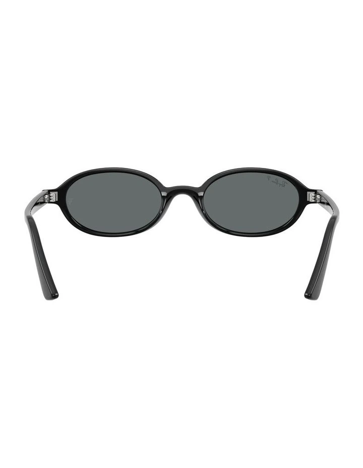 Khal Bio-Based Injected Polarised Sunglasses in Black image 2