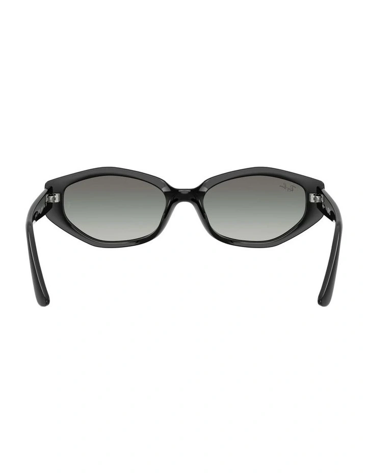 Injected Sunglasses in Black RB4473D image 1