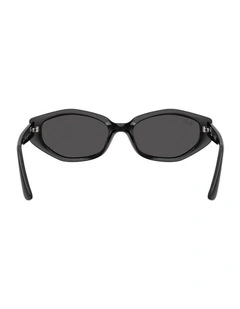 Injected Sunglasses in Black RB4473D