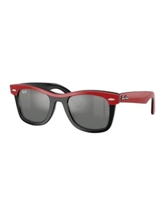 Mini Street Neat Acetate Sunglasses in Red
