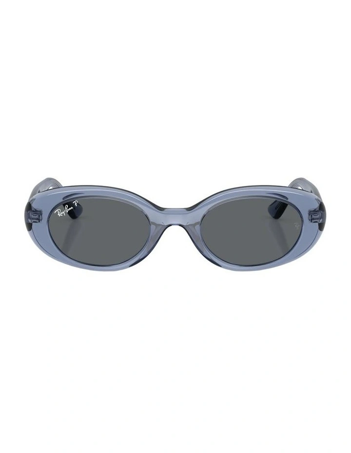 Injected Polarised Sunglasses in Blue RB9141S image 1