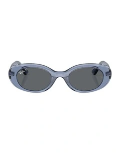 Injected Polarised Sunglasses in Blue RB9141S