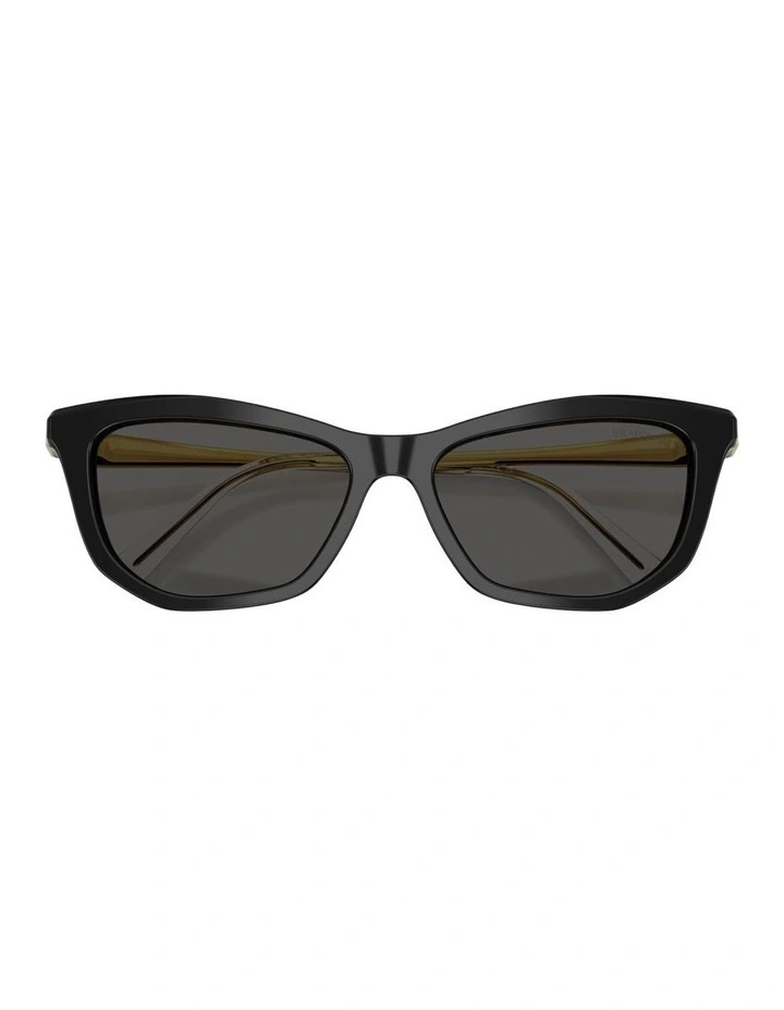 Acetate Sunglasses in Black image 4