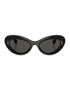 Acetate Sunglasses in Black