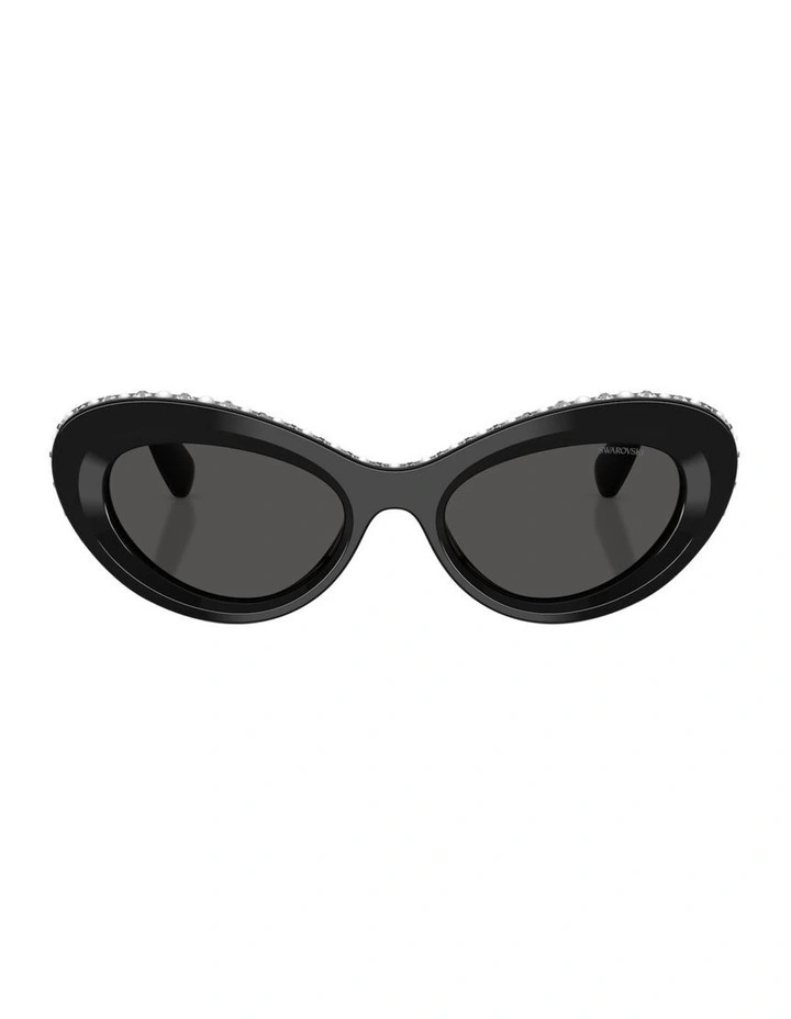 Acetate Sunglasses in Black image 1