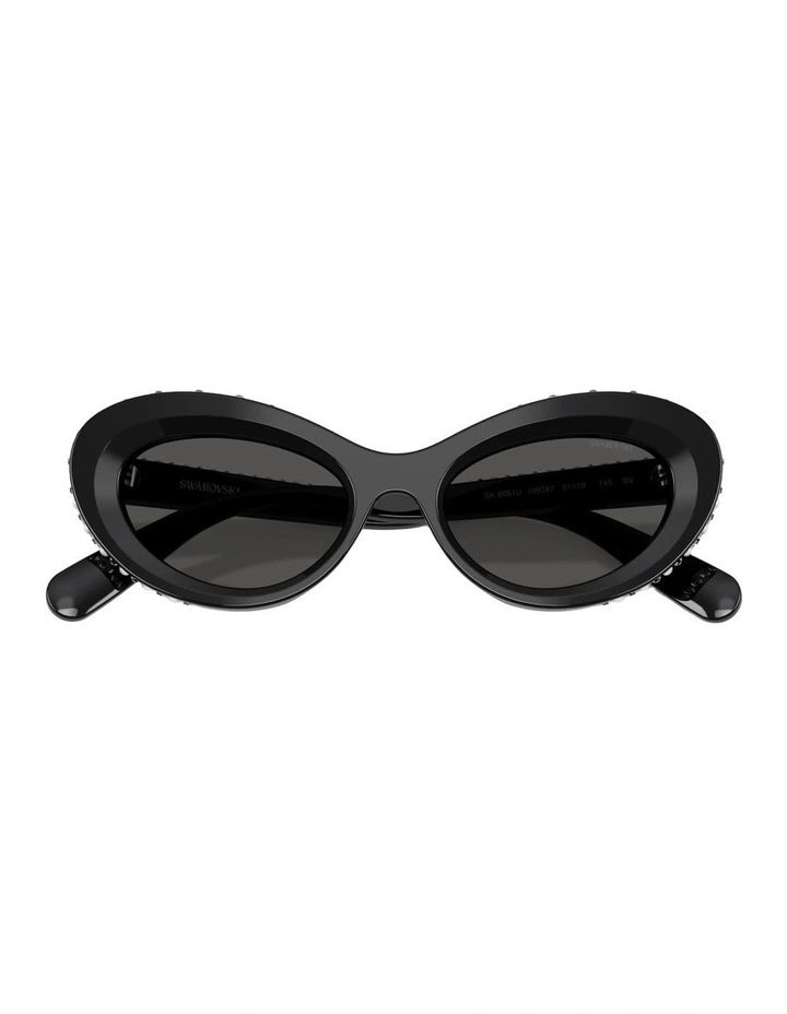 Acetate Sunglasses in Black image 3