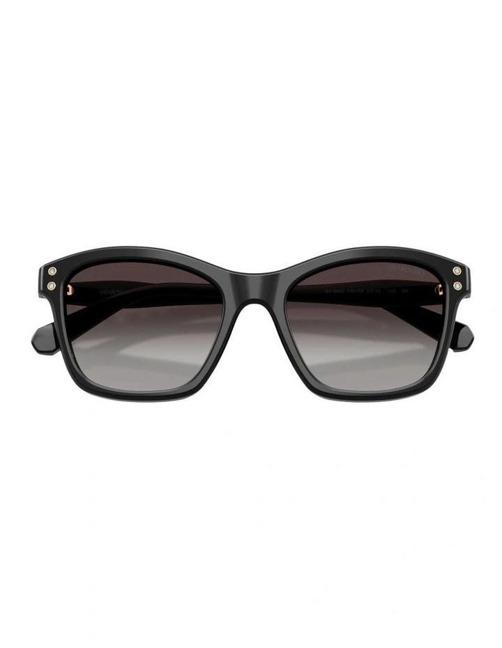 Acetate Sunglasses in Black image 4