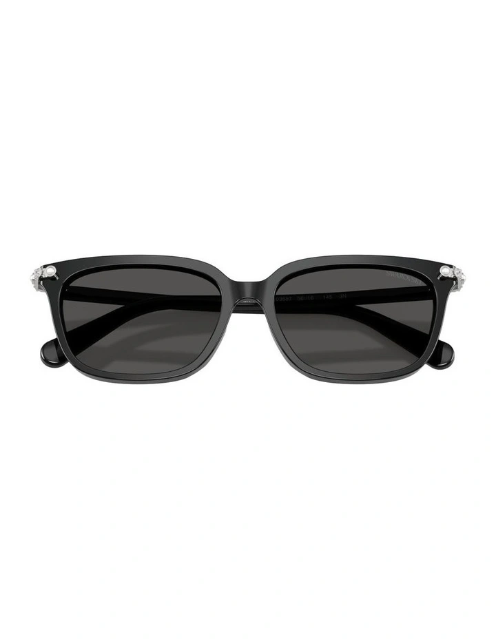 Acetate Sunglasses in Black image 5