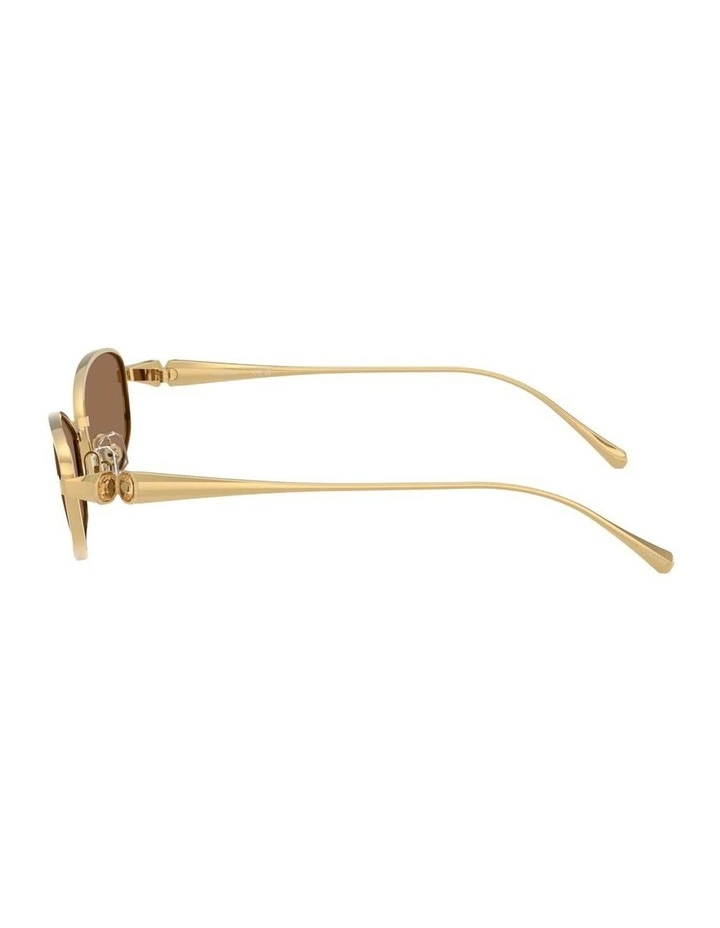 Metal Sunglasses in Gold image 2