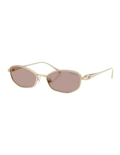 Metal Sunglasses in Gold