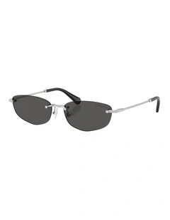 Metal Sunglasses in Silver