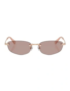 Metal Sunglasses in Pink