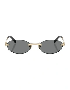 Metal Sunglasses in Gold