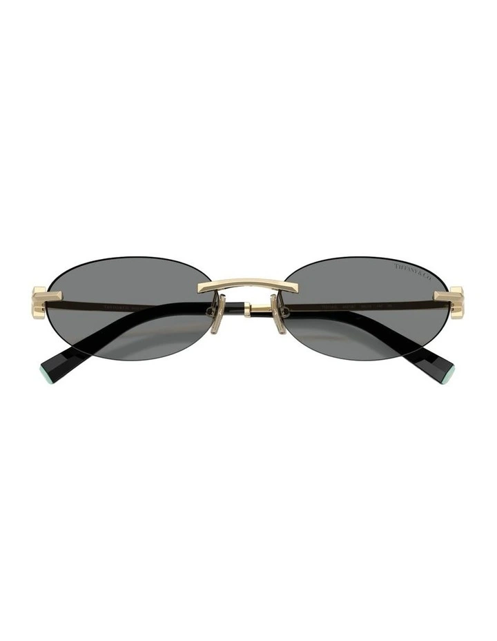 Metal Sunglasses in Gold image 3