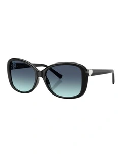 Injected Sunglasses in Black