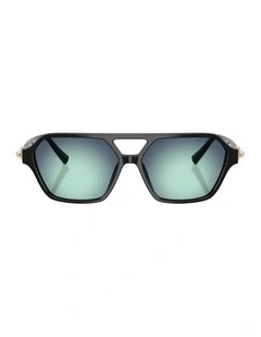 Acetate Sunglasses in Black