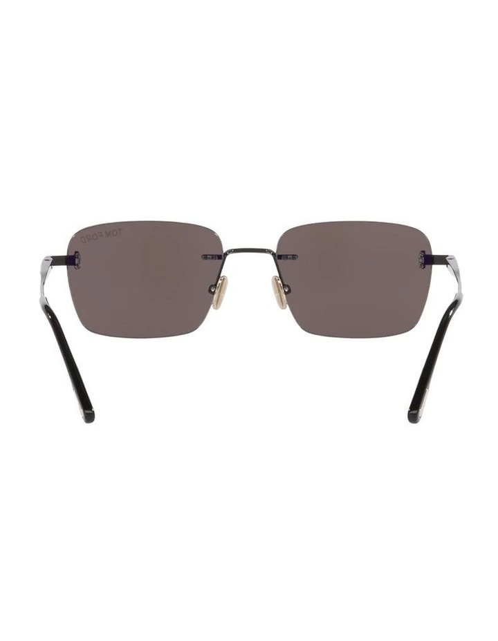 Metal Sunglasses Jake-02 in Black image 2
