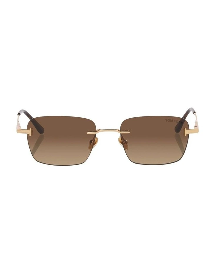 Metal Sunglasses Jake-02 in Gold image 1