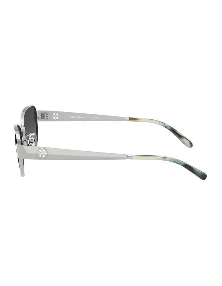Metal Sunglasses in Silver image 2