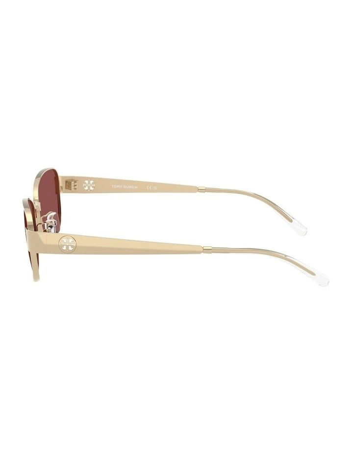 Metal Sunglasses in Gold image 3