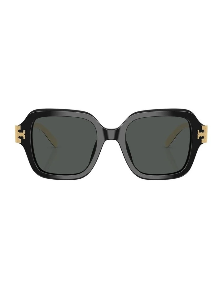 Acetate Sunglasses in Black image 1