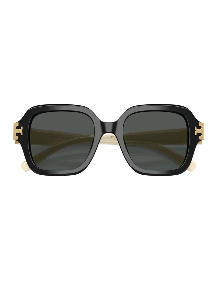 Acetate Sunglasses in Black image 3