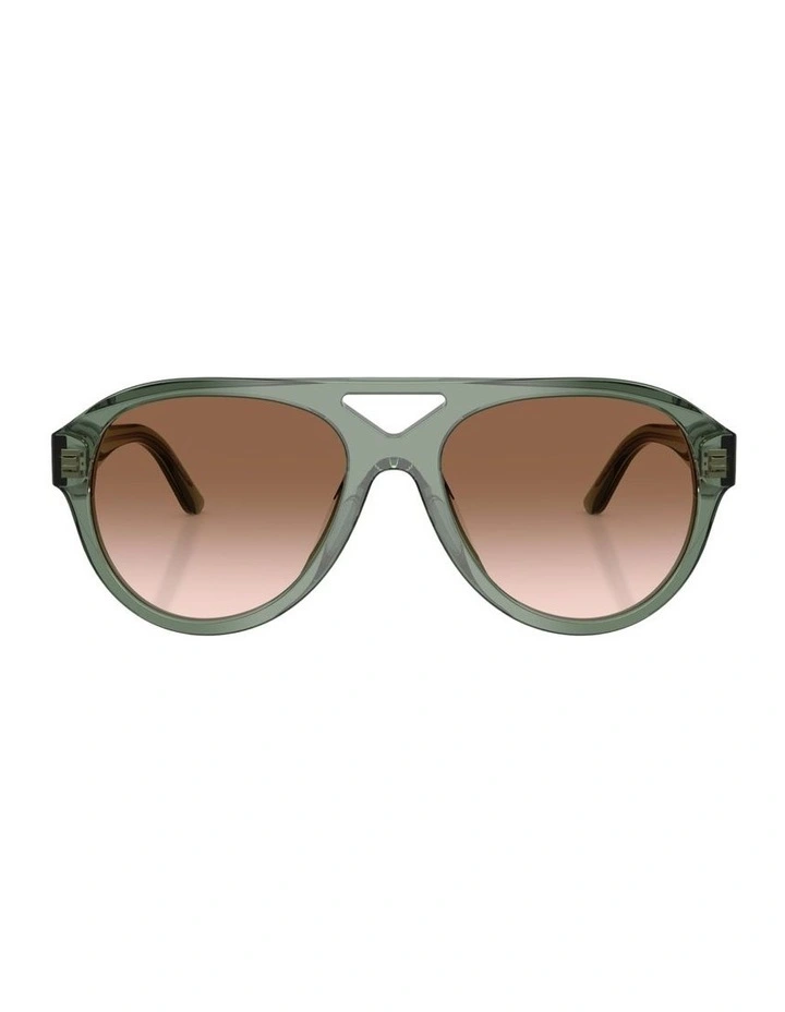 Acetate Sunglasses in Green image 2
