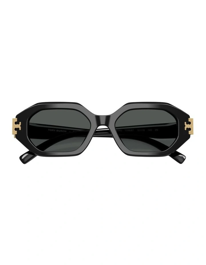 Acetate Sunglasses in Black image 4
