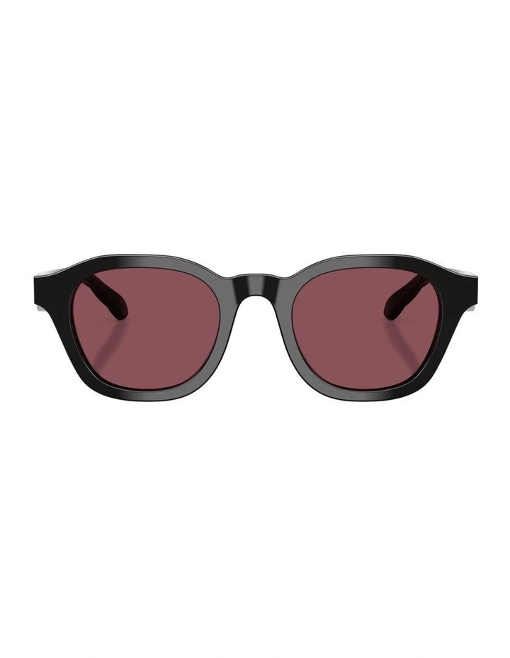 Acetate Polarised Sunglasses in Black image 1