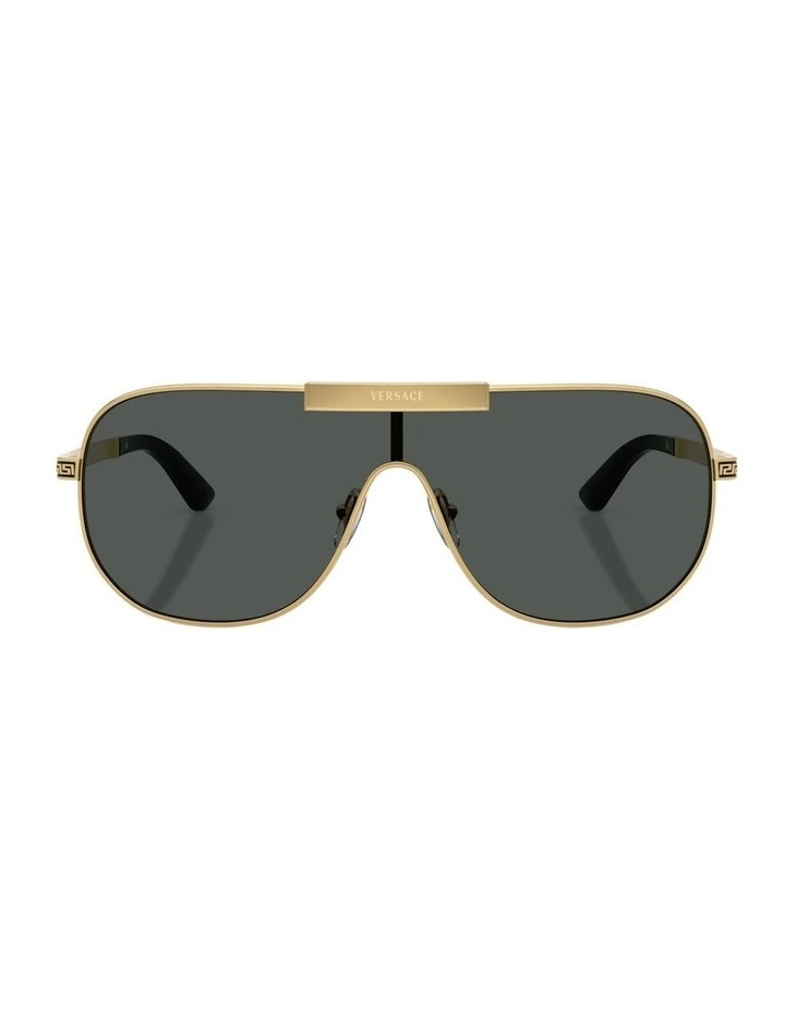 Metal Sunglasses in Gold image 1