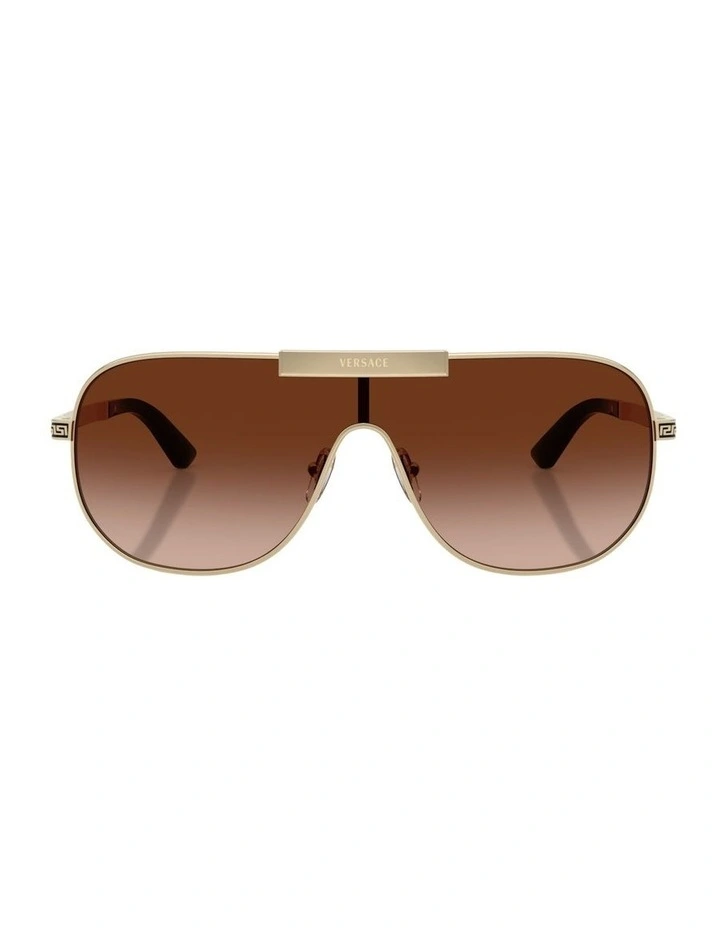 Metal Sunglasses in Gold image 1