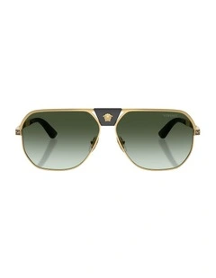 Metal Sunglasses in Gold