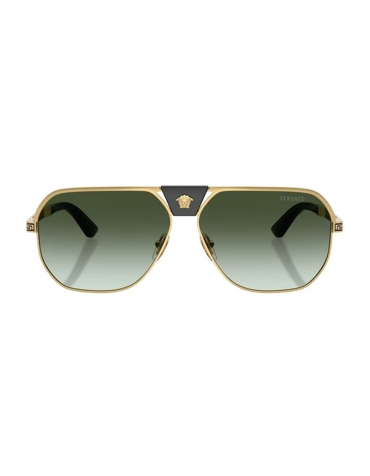 Metal Sunglasses in Gold image 1