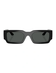 Injected Sunglasses in Black