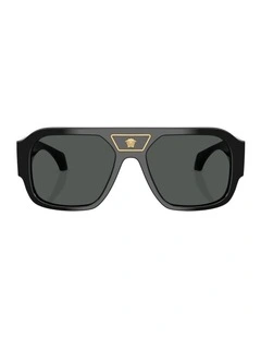 Acetate Sunglasses in Black