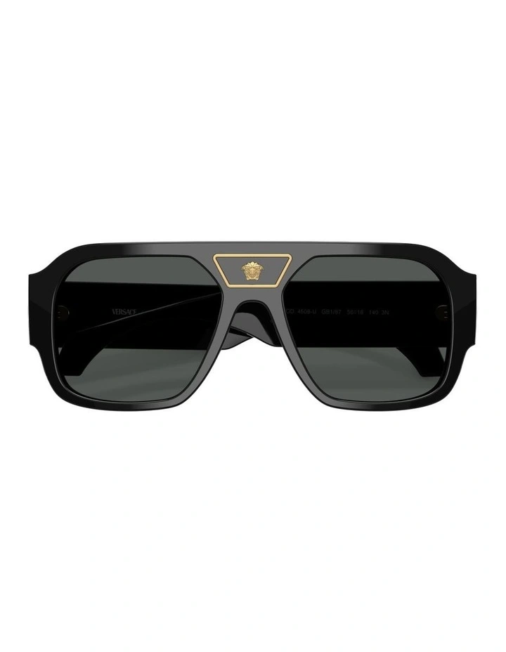 Acetate Sunglasses in Black image 4