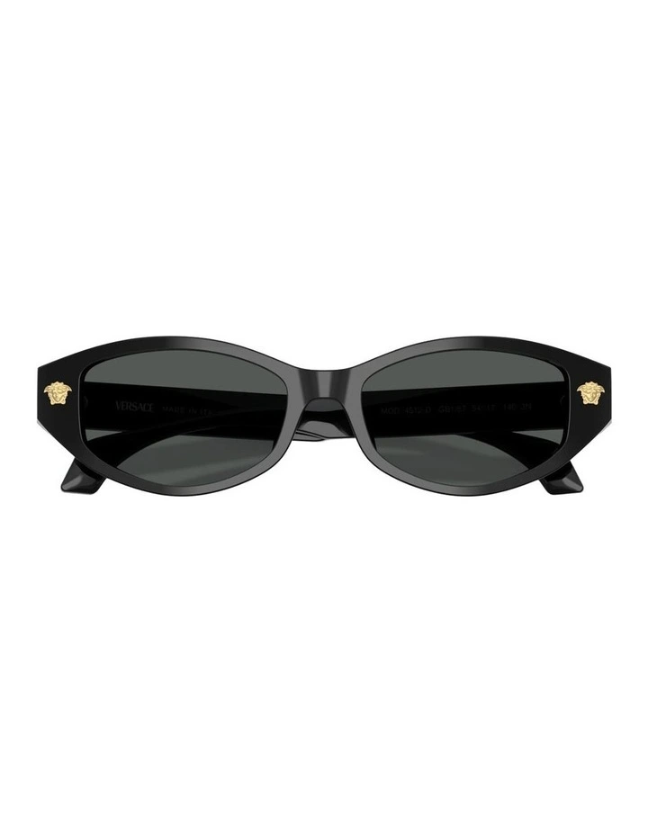 Acetate Sunglasses in Black image 3
