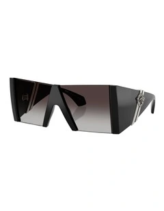 Injected Sunglasses in Black