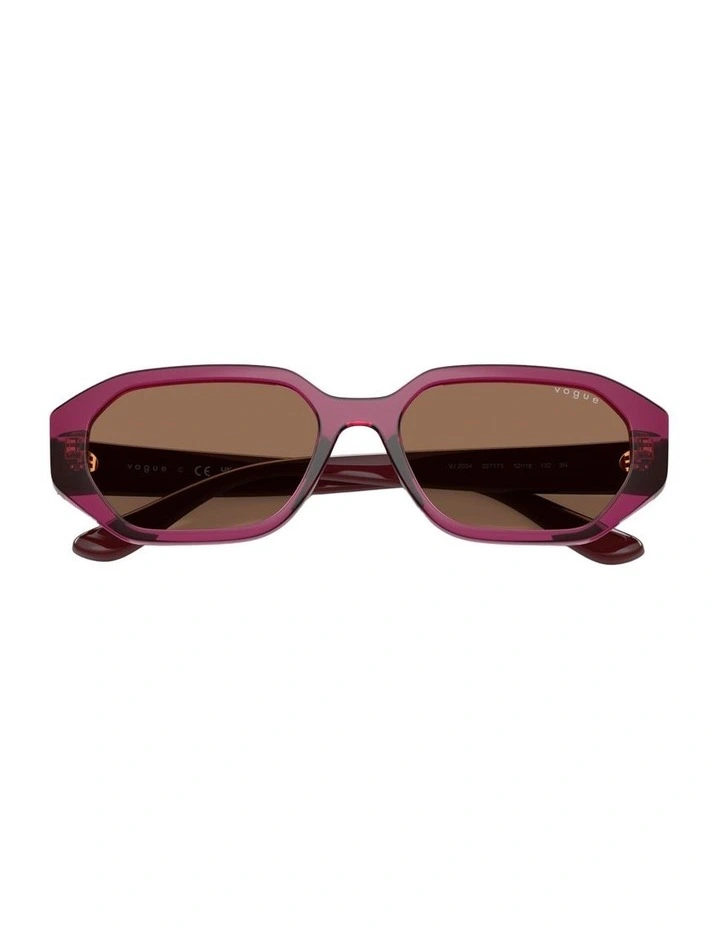 Nylon Sunglasses in Red image 2