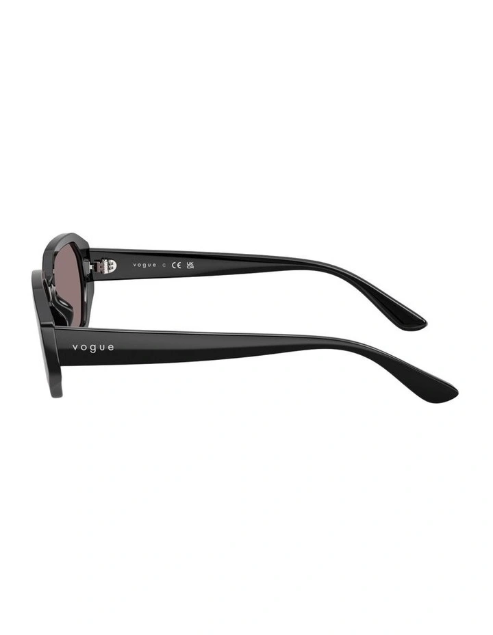 Nylon Sunglasses in Black image 3