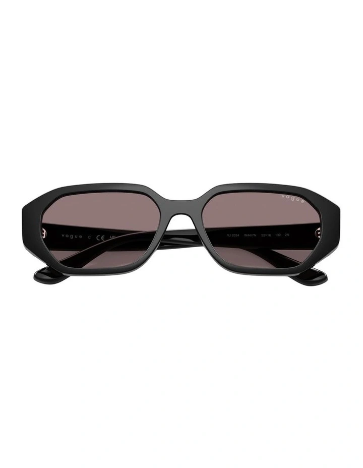 Nylon Sunglasses in Black image 4