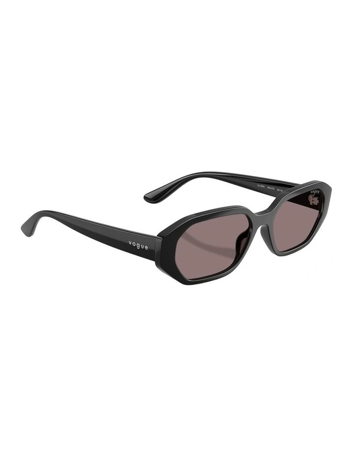 Nylon Sunglasses in Black image 5