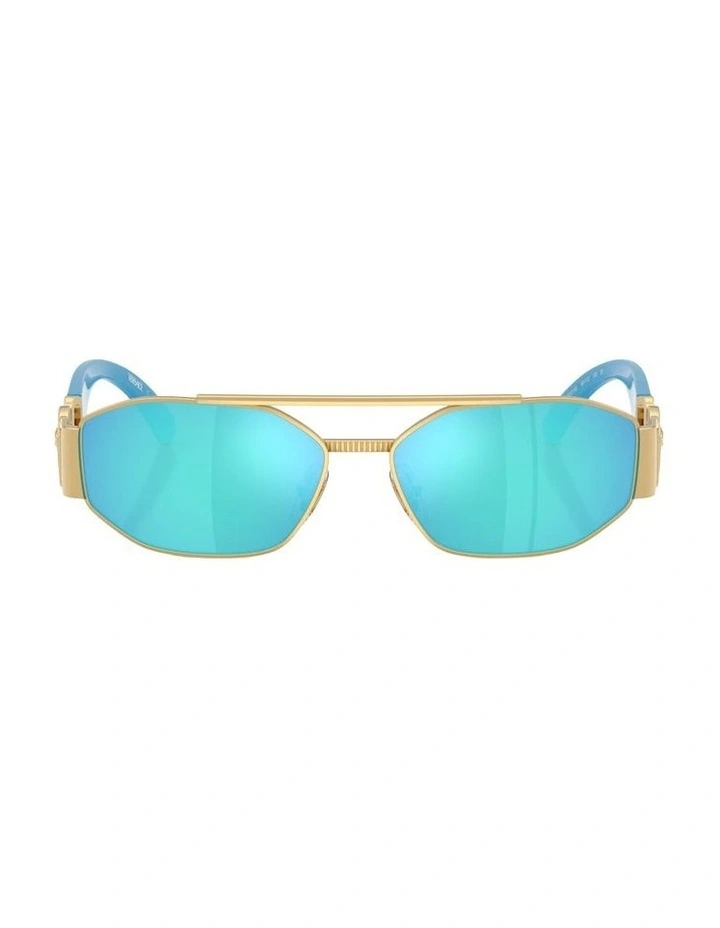 Metal Sunglasses in Gold image 1