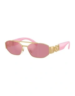 Metal Sunglasses in Gold