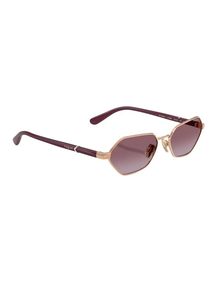 Eyewear  Metal Sunglasses in Pink image 5